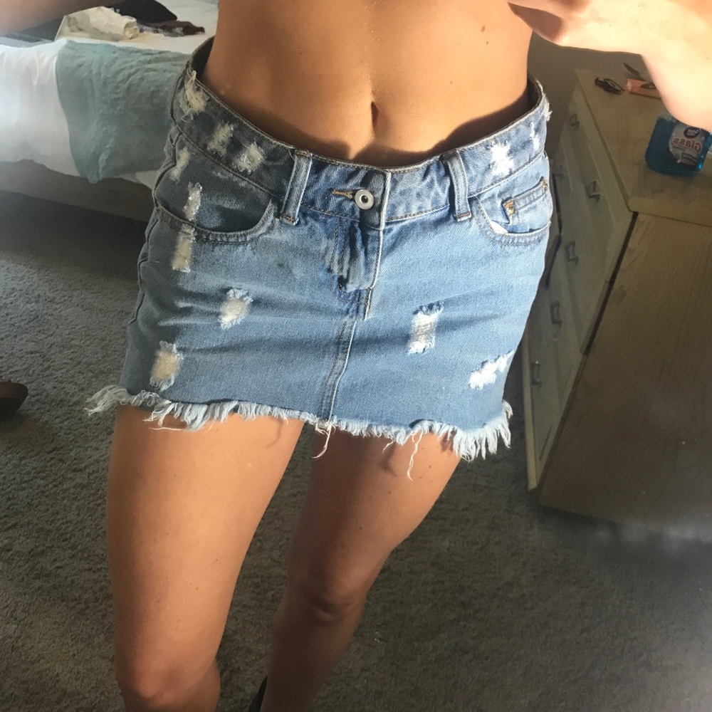 Forever 21 jean skirt